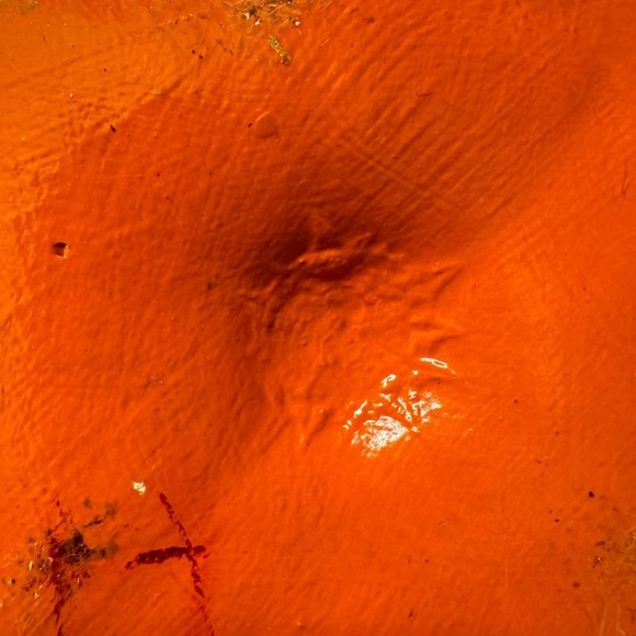 Silly Girl Face Hand Painted Gourd Fall Halloween 9.75" x 9" - Picture 12 of 12